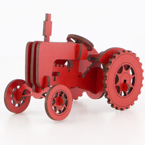Woodlet Tractor, 3D Wooden Kit Set, Age 6+