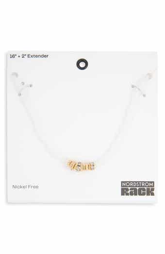 Beaded Rondelle Necklace