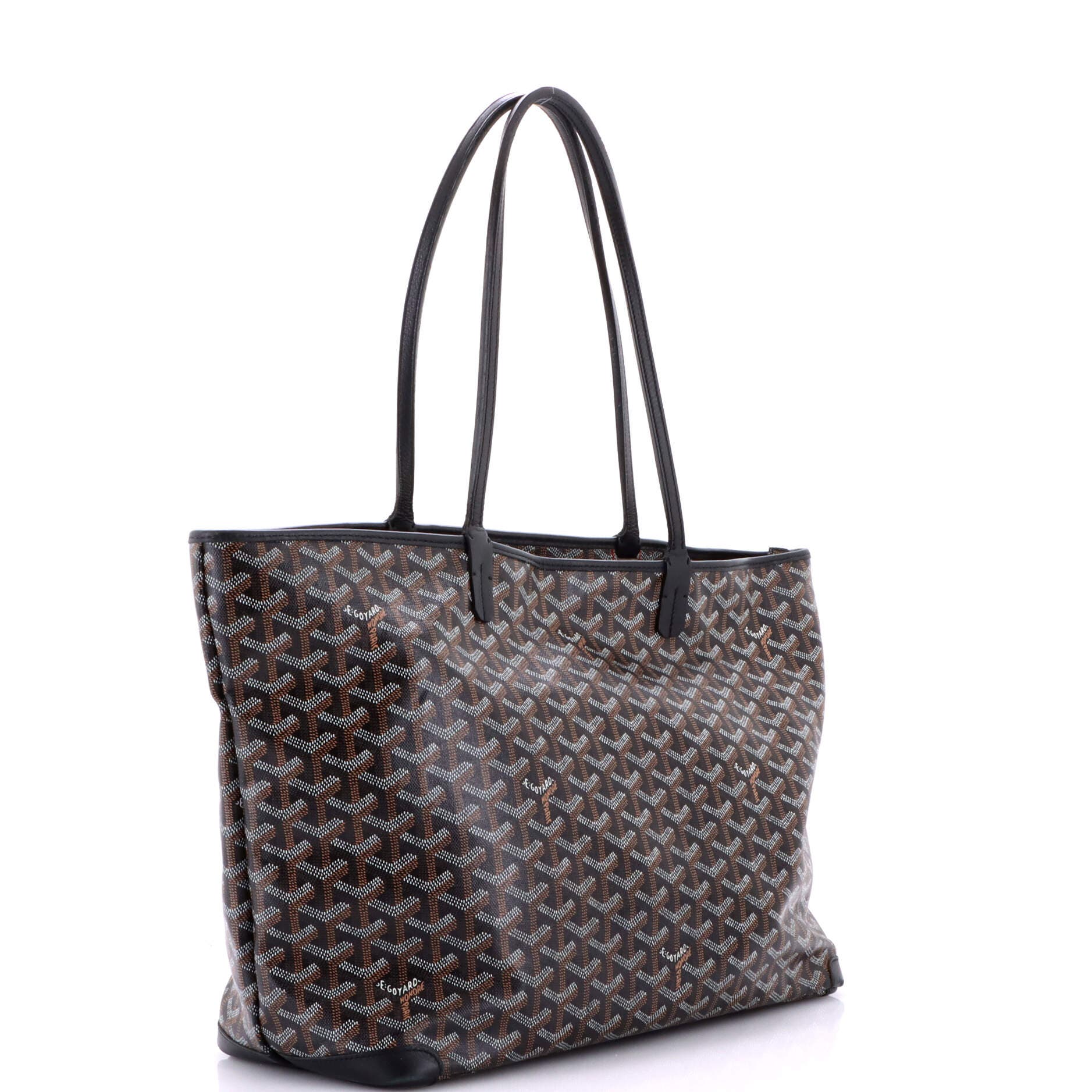 Pre-Owned Goyard Artois Tote Coated Canvas MM, Alternate, color, Gray