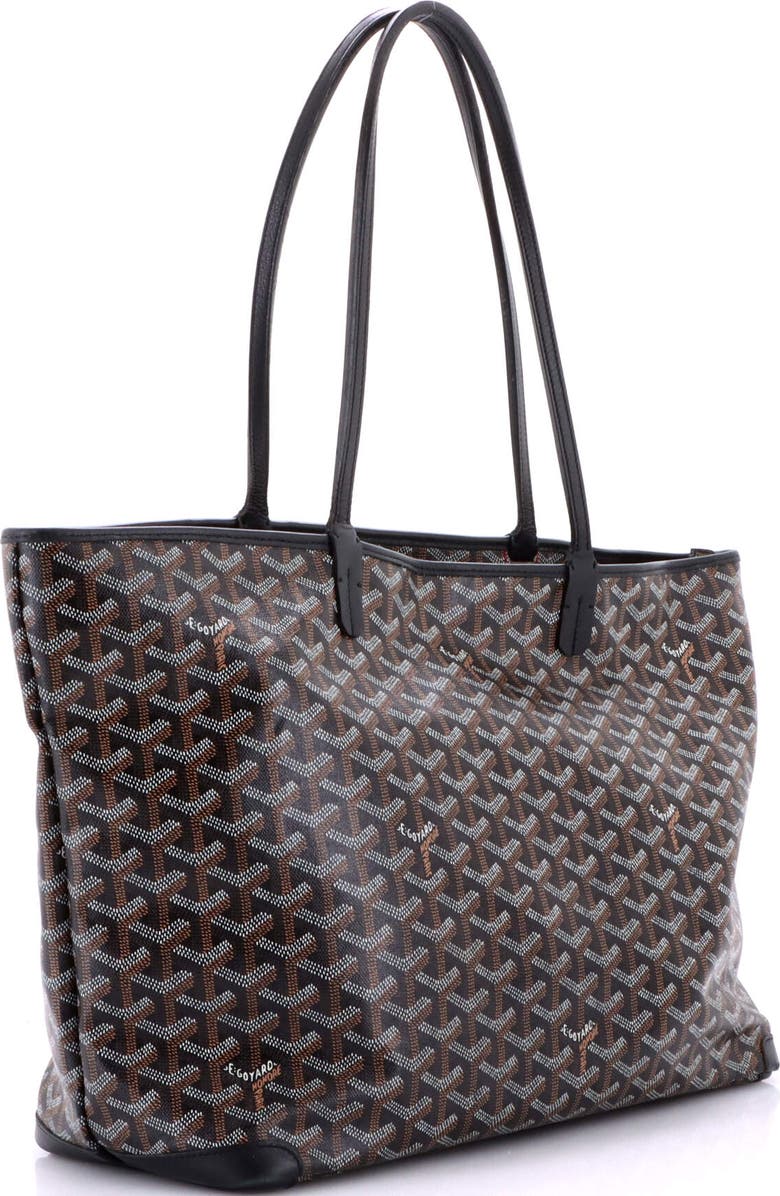 Pre-Owned Goyard Artois Tote Coated Canvas MM, Alternate, color, Gray