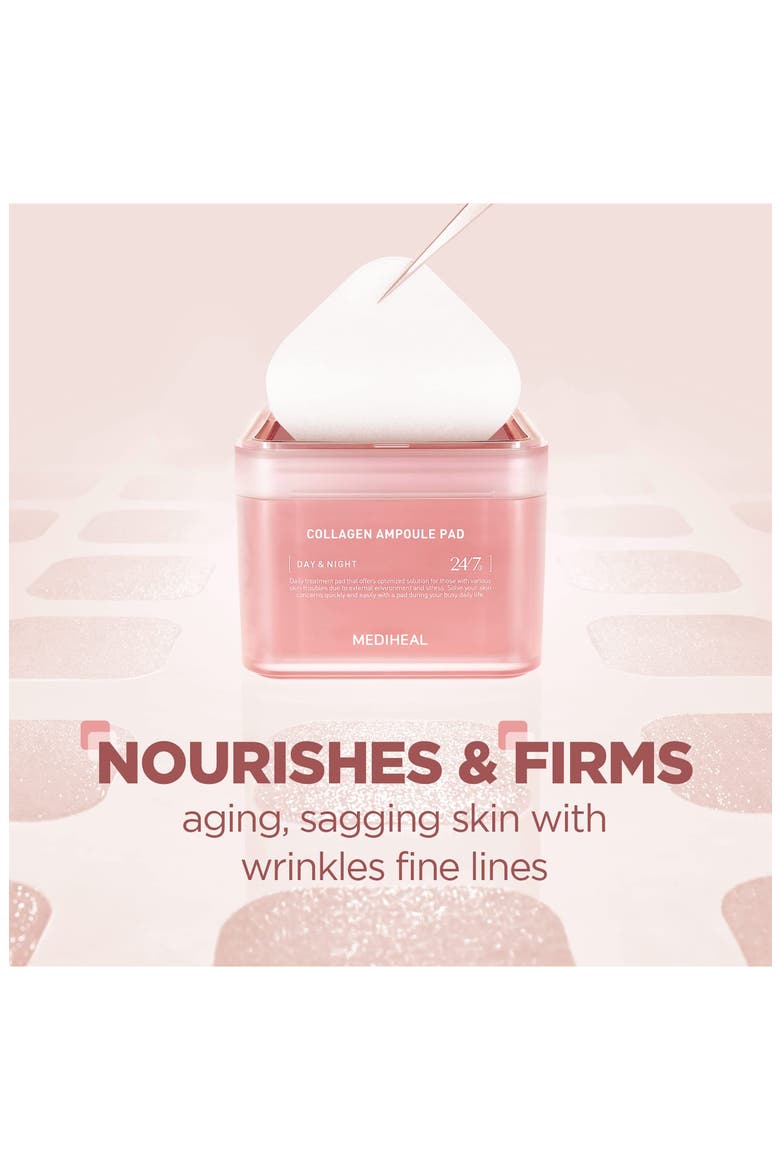 Collagen Ampoule Pad, Alternate, color, PINK