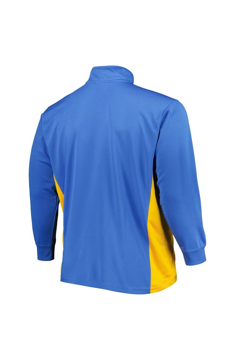 PROFILE Men's Powder Blue Los Angeles Chargers Big & Tall Quarter-Zip Top, Alternate, color, 