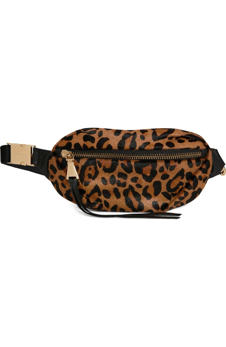 AIMEE Kestenberg Milan Belt Bag, Main, color, Wildcat Haircalf