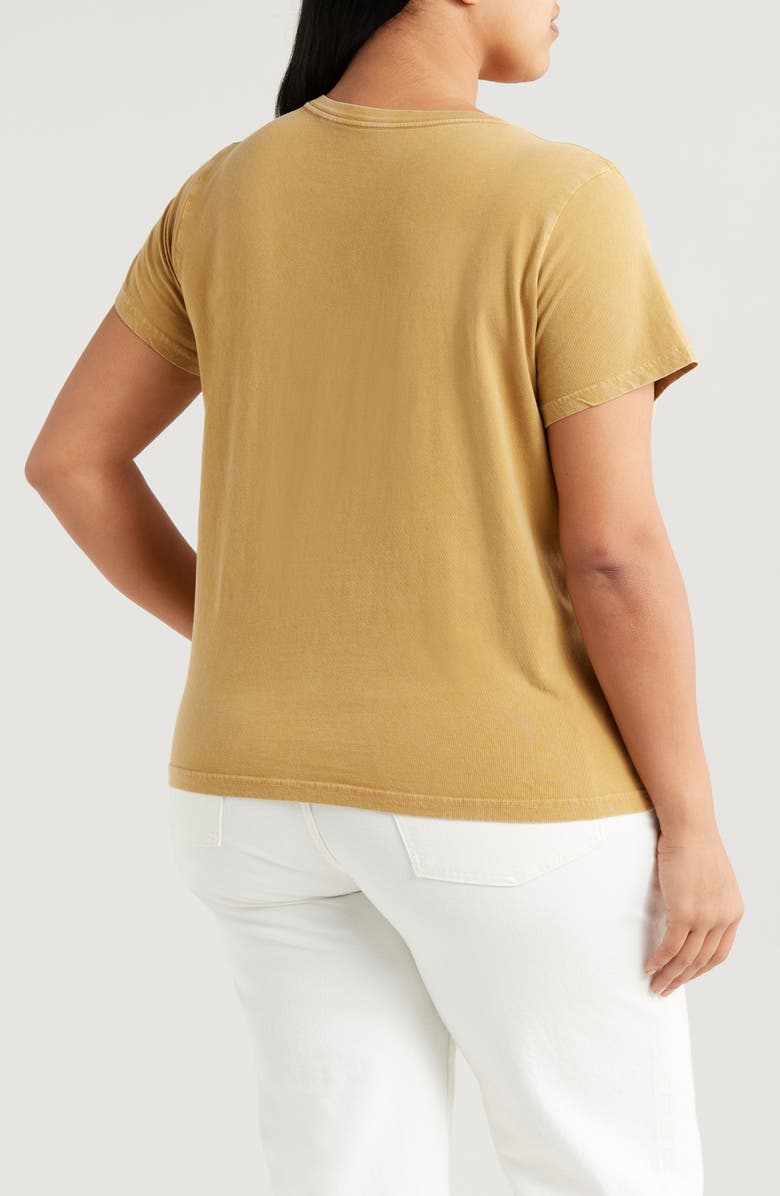 Lucky Brand Butteryfly Frame Graphic T-Shirt, Alternate, color, Mustard Gold