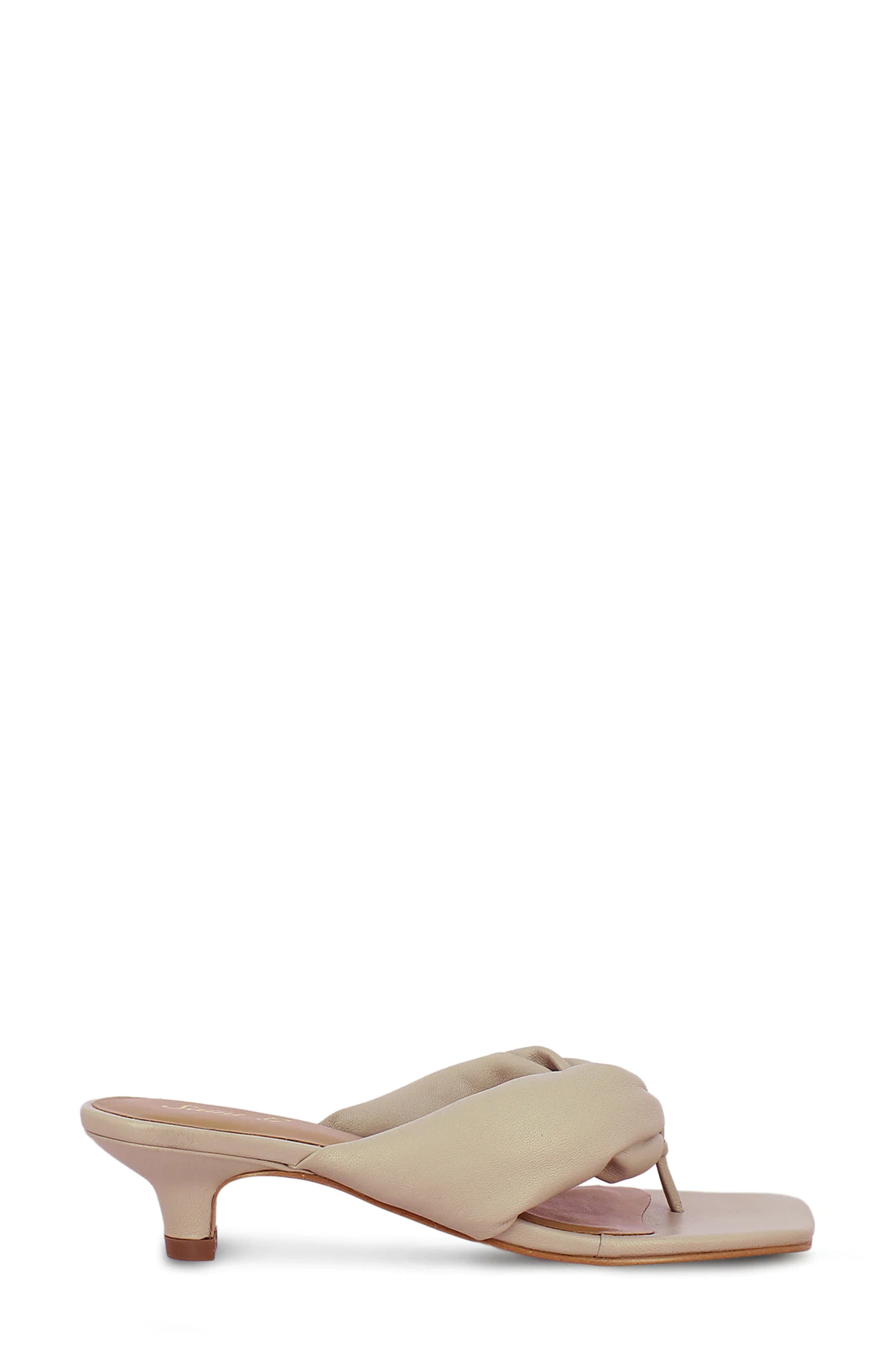 Amorina Leather Sandal, Alternate, color, BEIGE