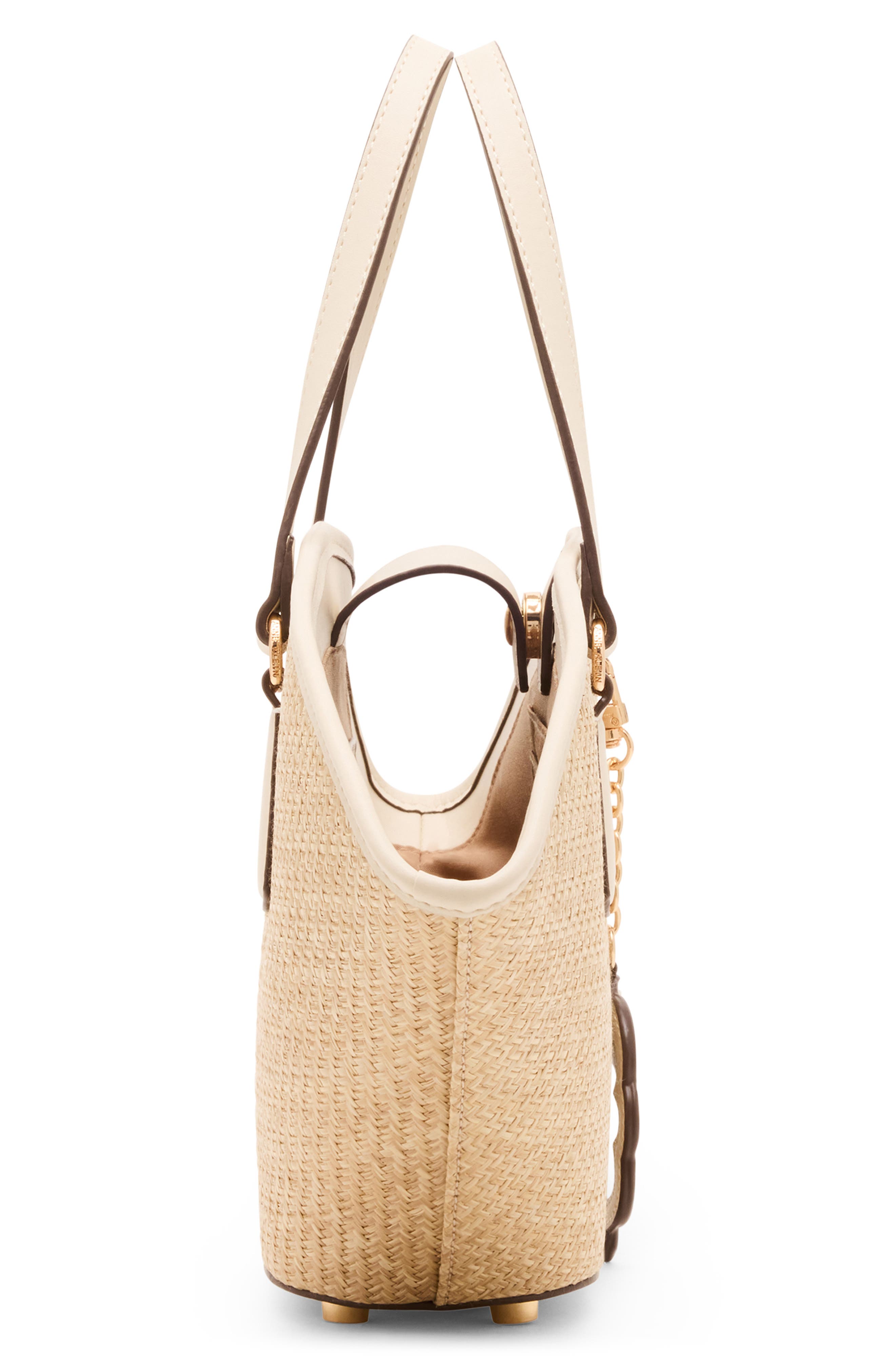 Anne Klein Medium Straw Tote Bag, Alternate, color, 