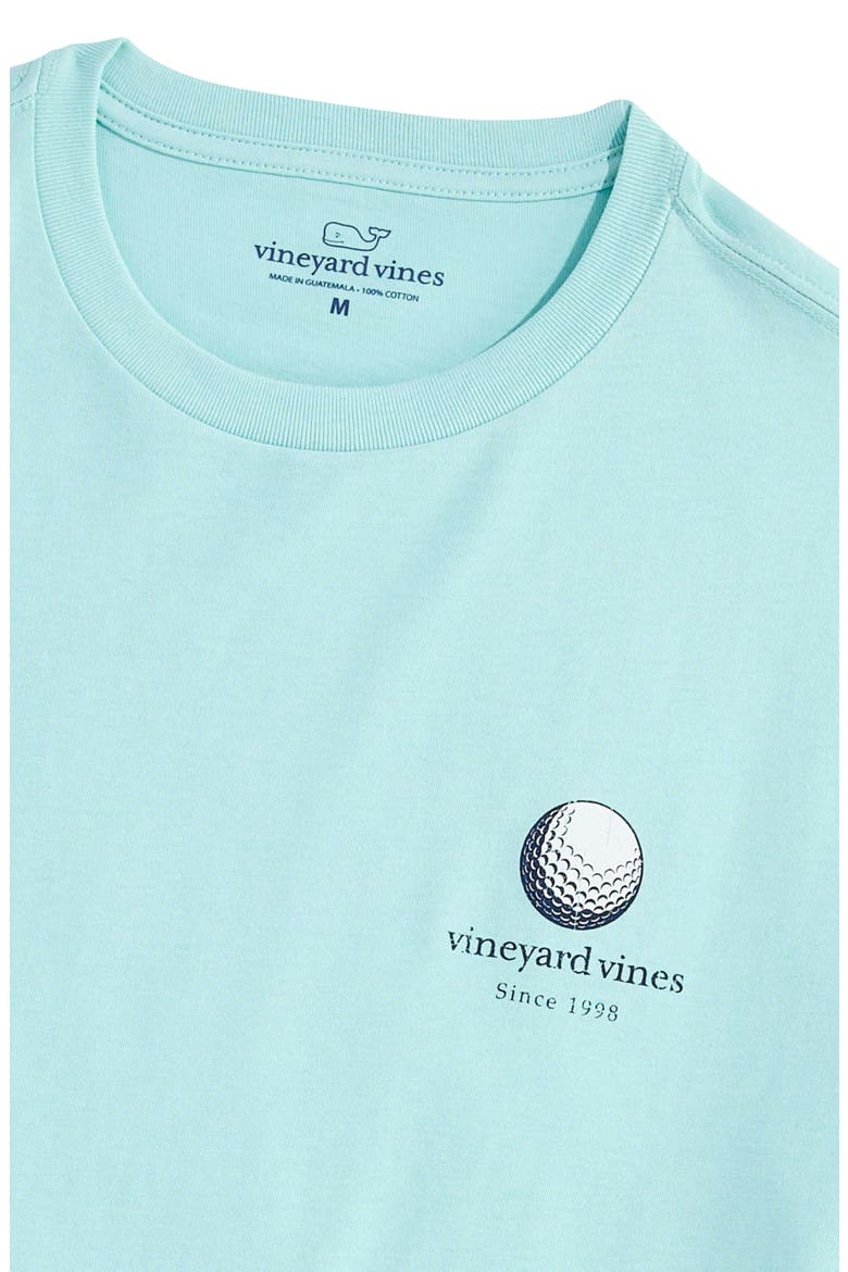 Golf Swing Graphic T-Shirt, Alternate, color, AQUA HAZE