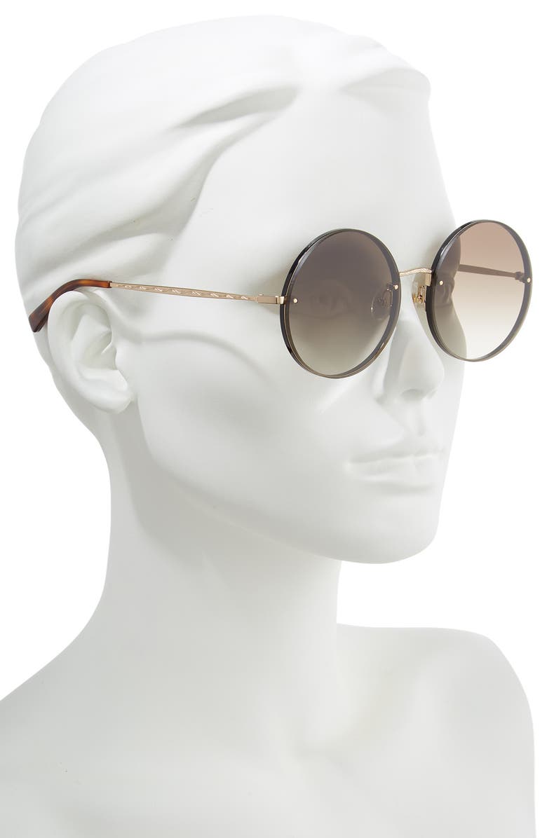 Rebecca Minkoff Gloria1 56mm Round Sunglasses, Alternate, color,