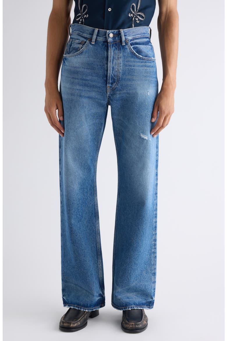 2021 Vintage Wide Leg Jeans, Main, color, MID BLUE