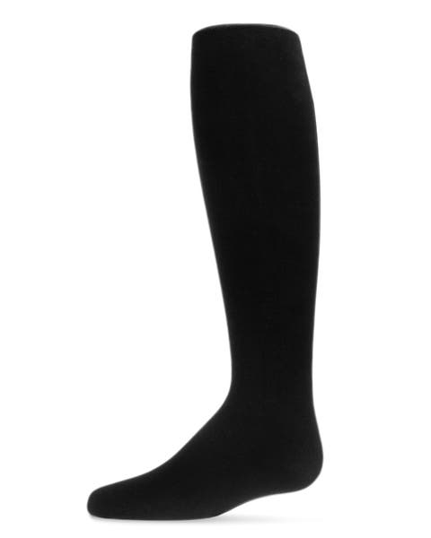Flocked Back Seam Opaque Tights
