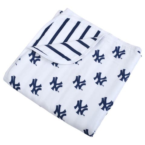 Infant Three Little Anchors New York Yankees 47" x 47" Muslin 4-Layer Blanket
