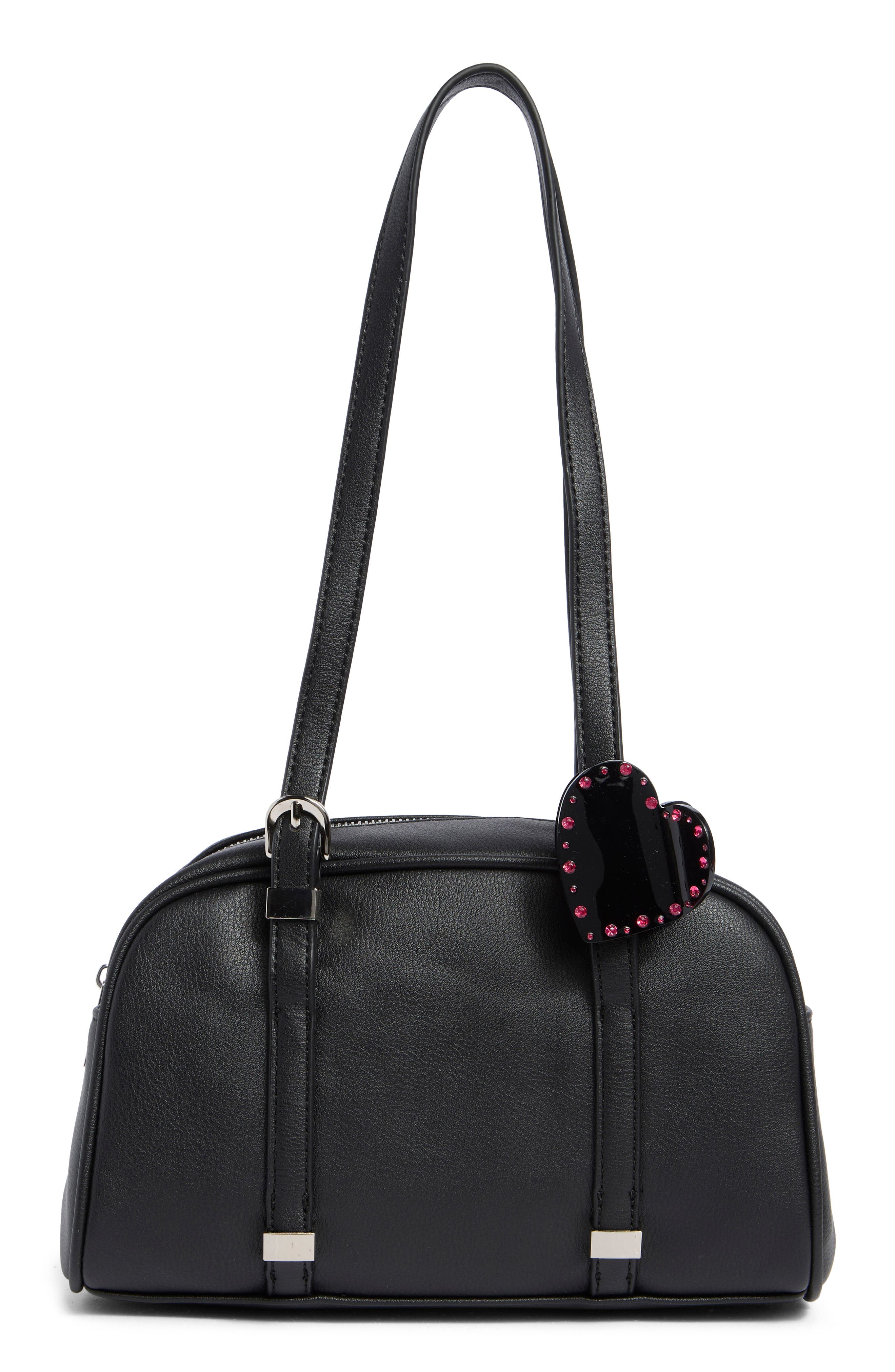 Madden Girl Faux Leather Bowling Bag