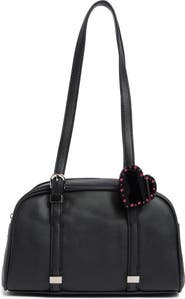 Madden Girl Faux Leather Bowling Bag