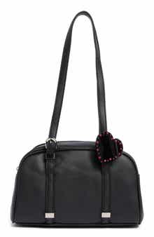 Madden Girl Faux Leather Bowling Bag
