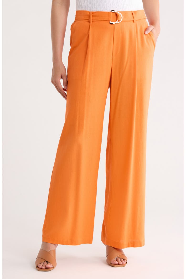 Wide Leg Pants, Main, color, AMBER