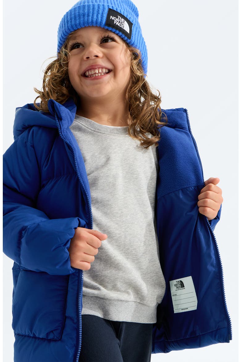 Kids' North Down Fleece Lined Parka, Alternate, color, BOLD BLUE