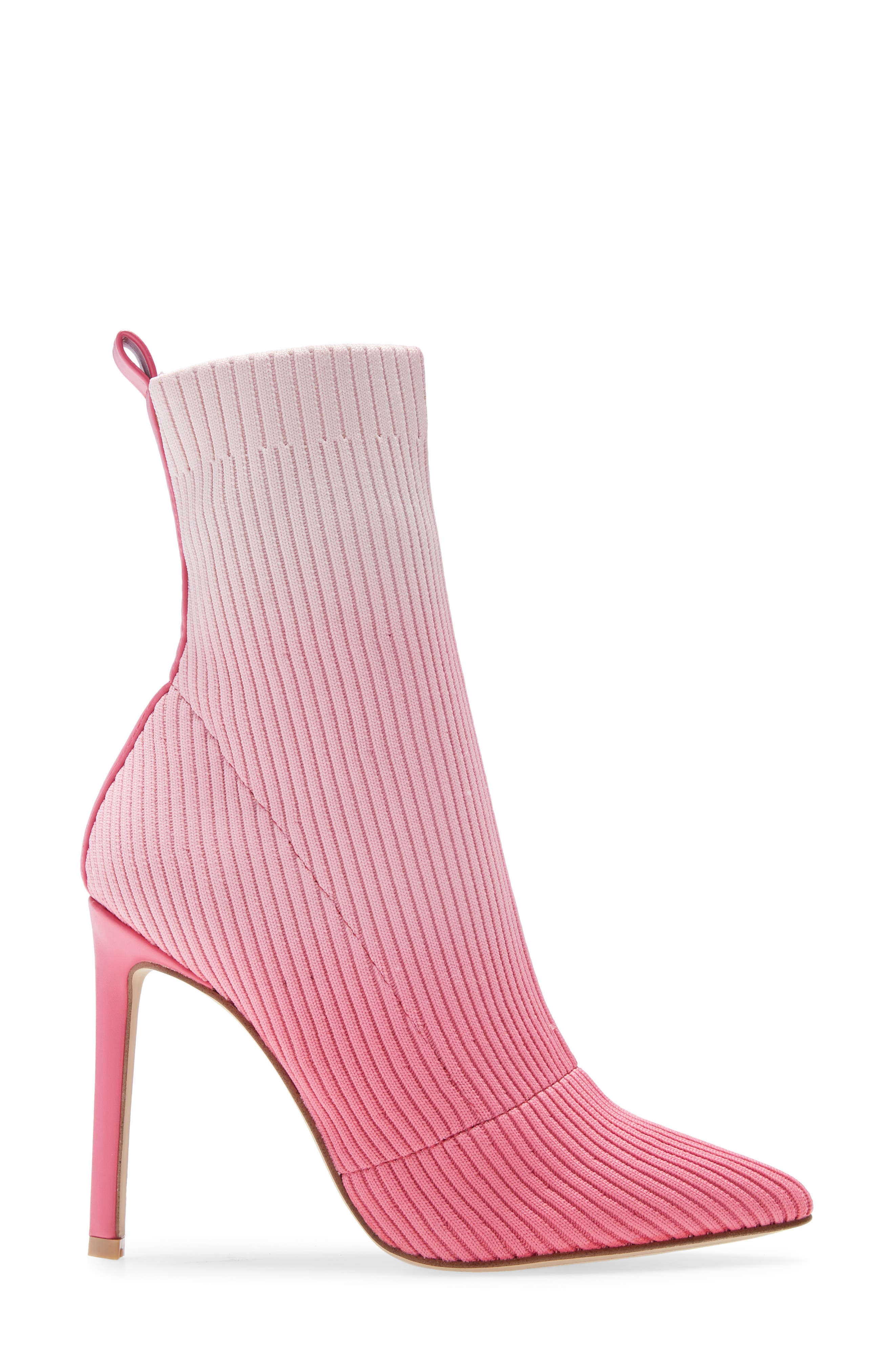Dianne Ribbed Knit Bootie, Alternate, color, PINK MULTI