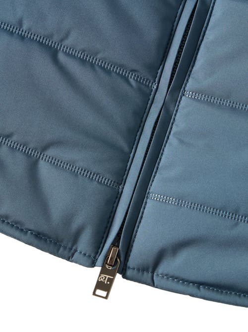 Robert Talbott Driver Quilted Vest In Blue