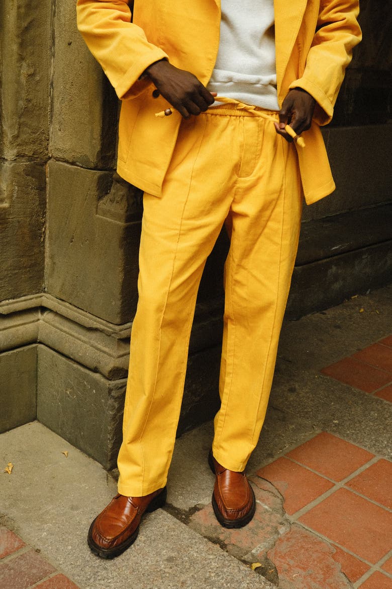 Easy-Going Pants, Alternate, color, Saffron