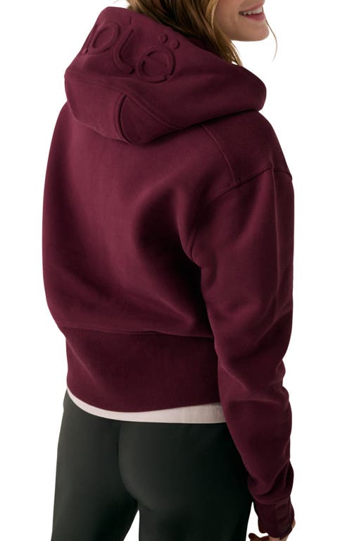 Lole Yonder Zip-up Hoodie In Burgundy