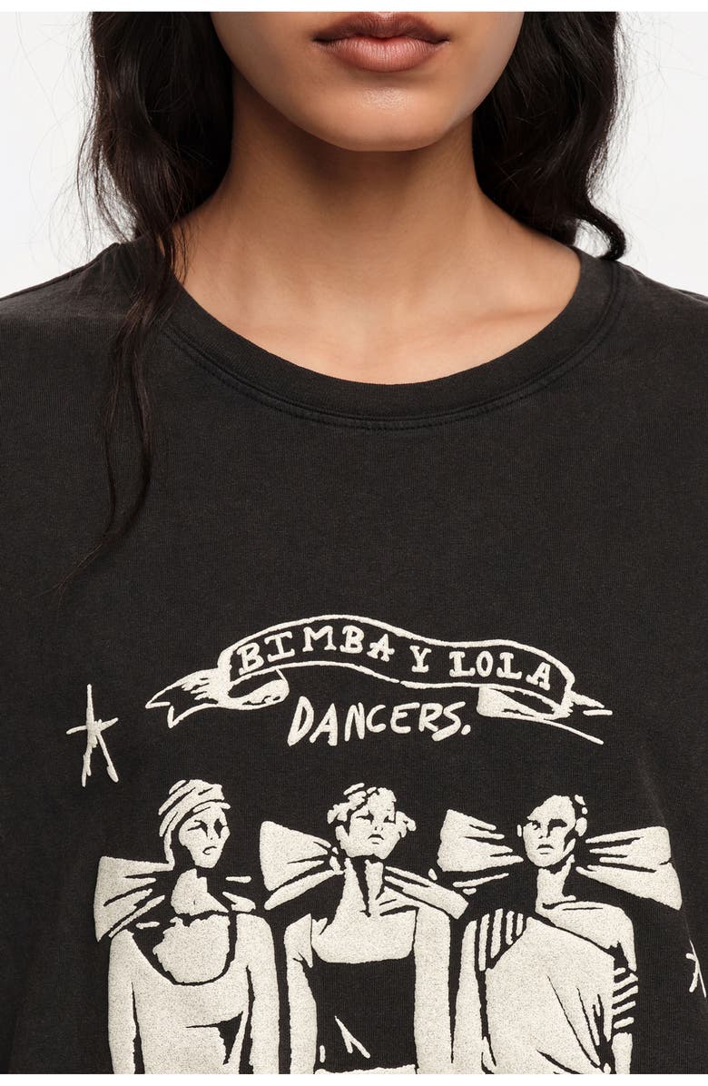 Bimba y Lola Washed Dancers logo T-shirt, Alternate, color, 