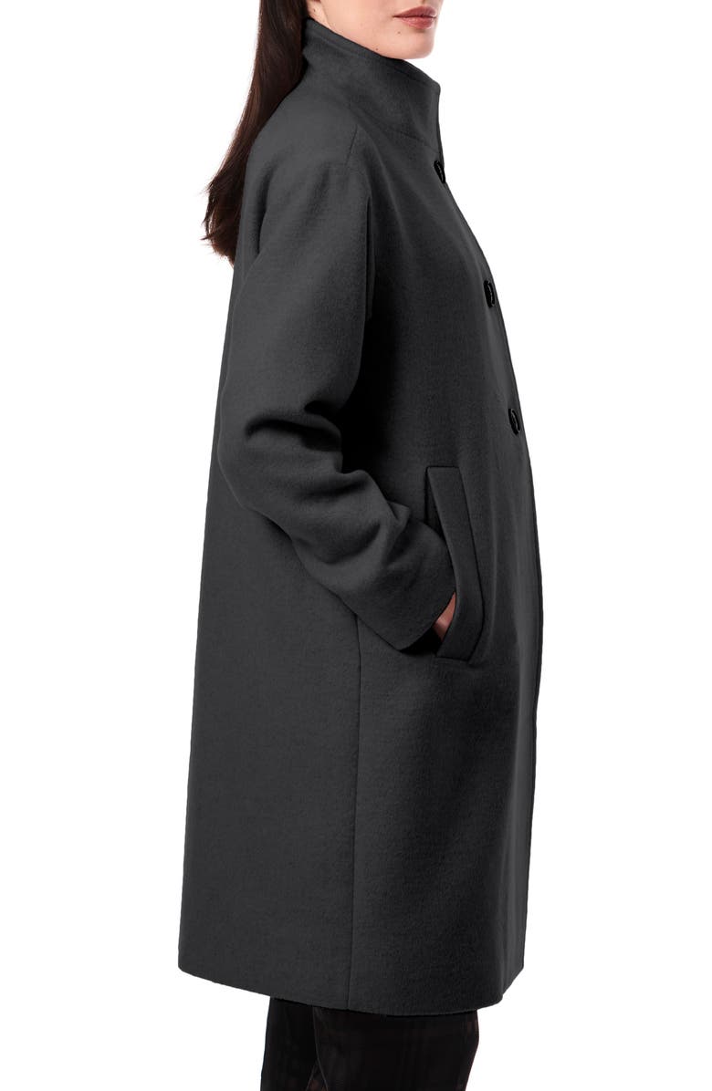 Bernardo Melton Wool Blend Coat, Alternate, color, 