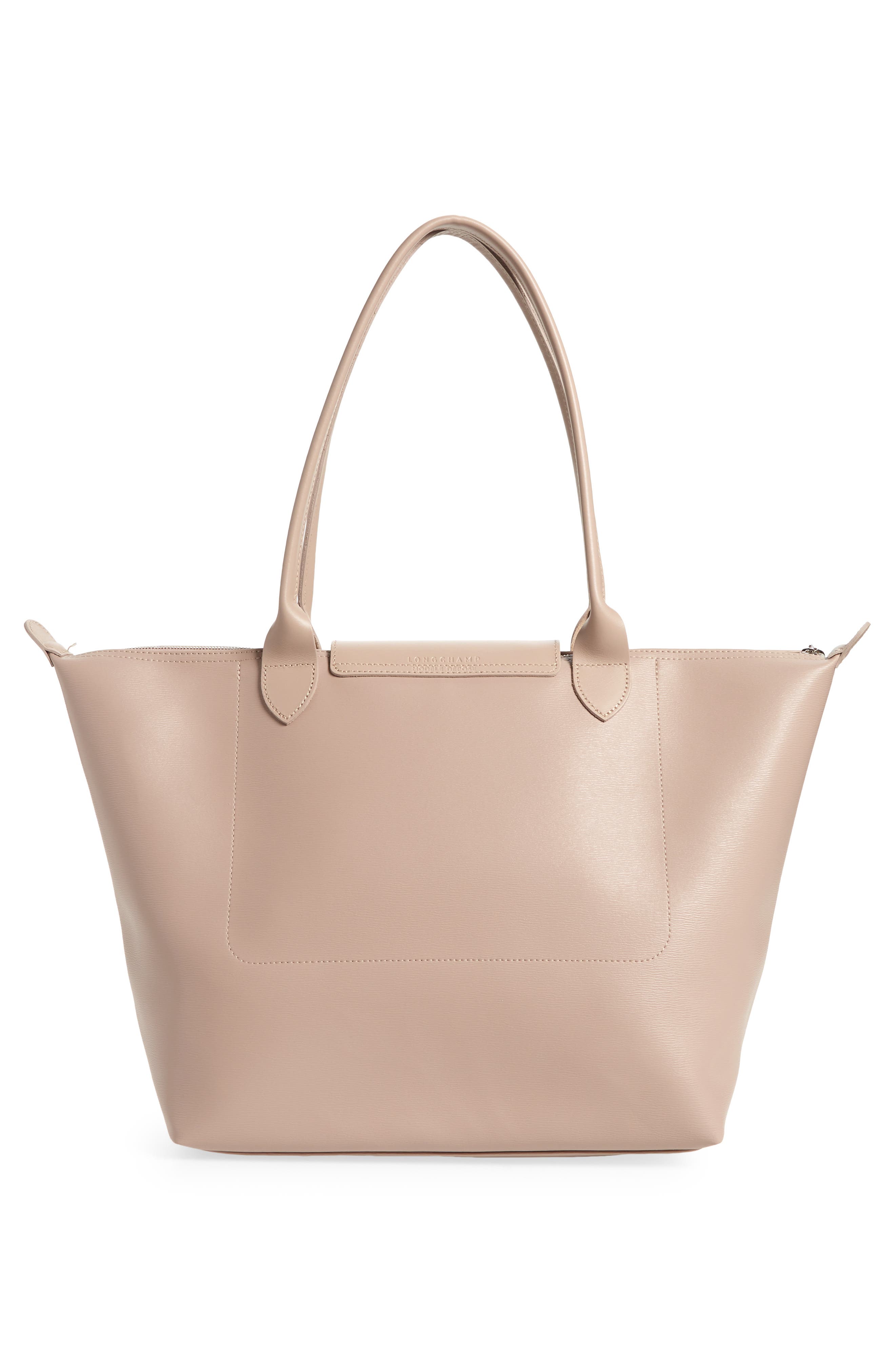 Large Le Pliage Shoulder Tote, Alternate, color, SAND
