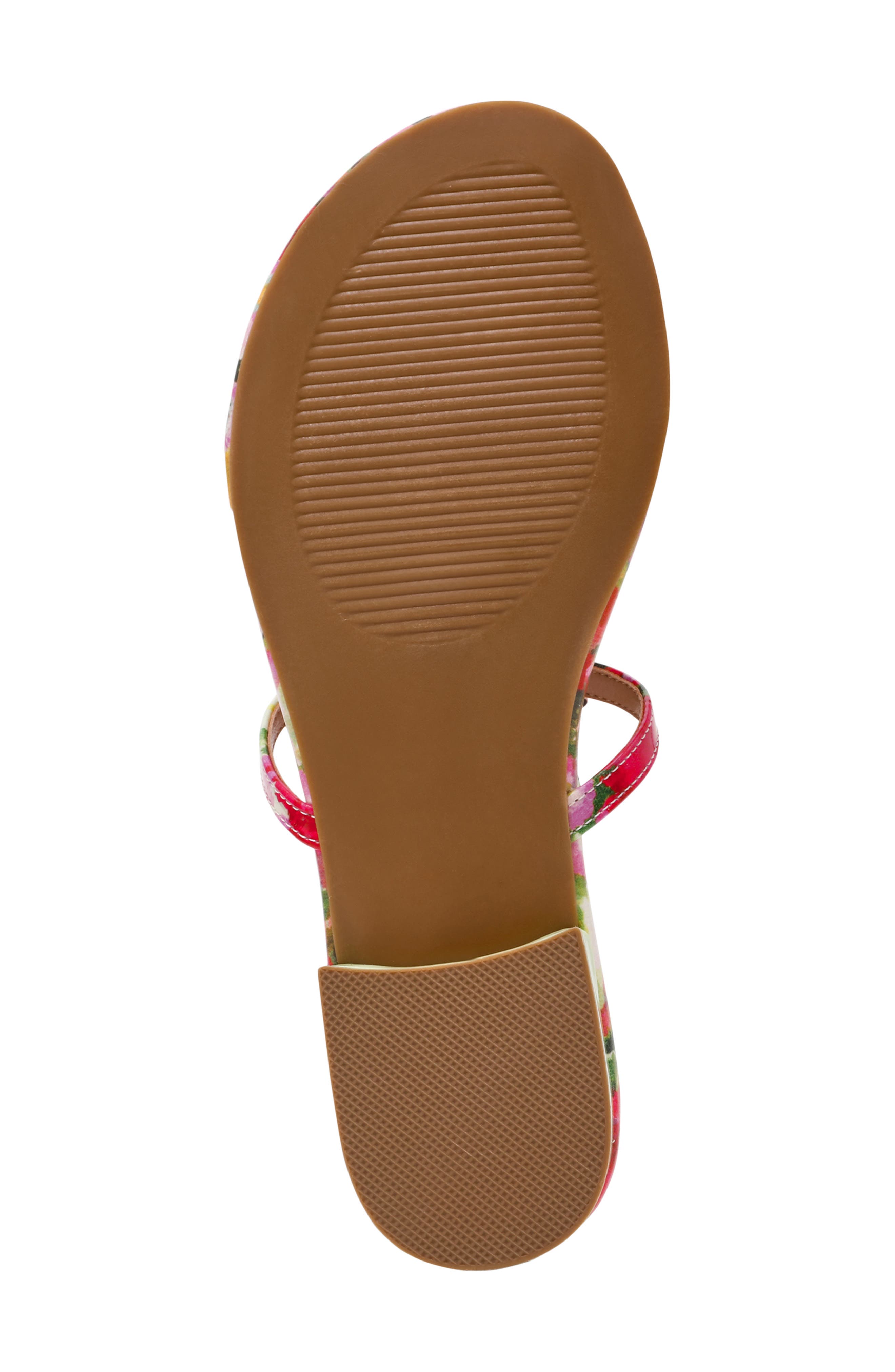 Betsey Johnson Kenedy Ankle Strap Sandal, Alternate, color, Green Floral Multi