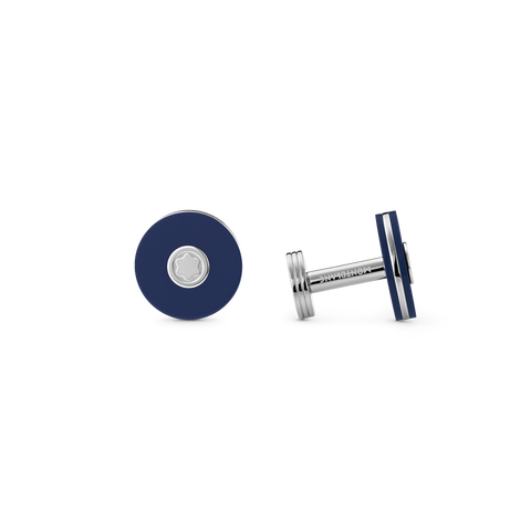 Stainless Steel Resin Round Cufflinks