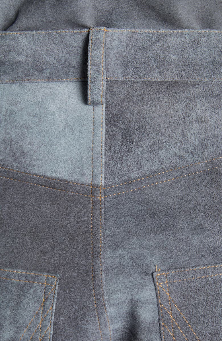 Bottega Veneta Cloudy Suede Pants, Alternate, color, 4690 Cloudy Indigo