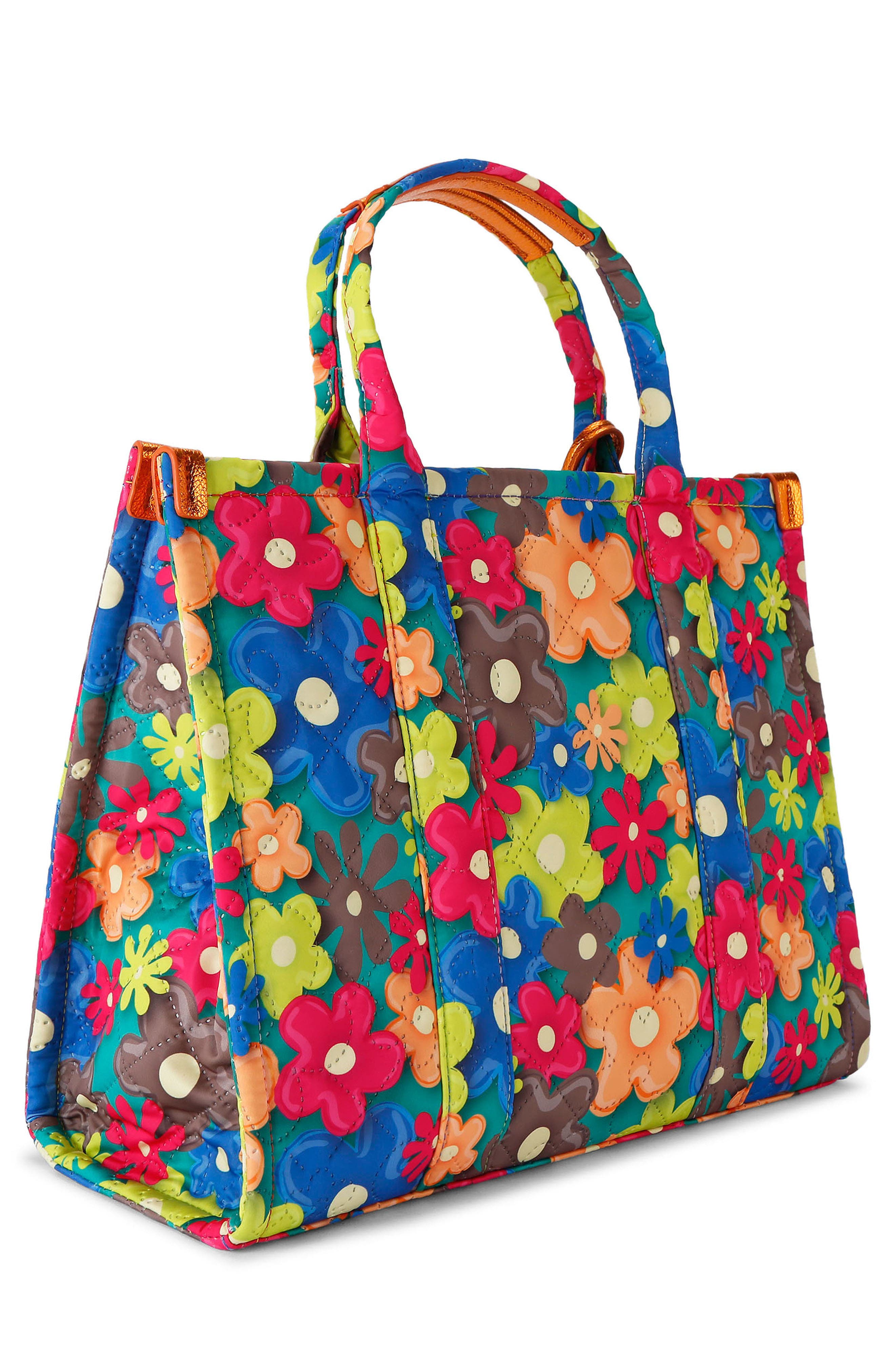 Southbank Quilted Tote, Alternate, color, BLUE MULTI