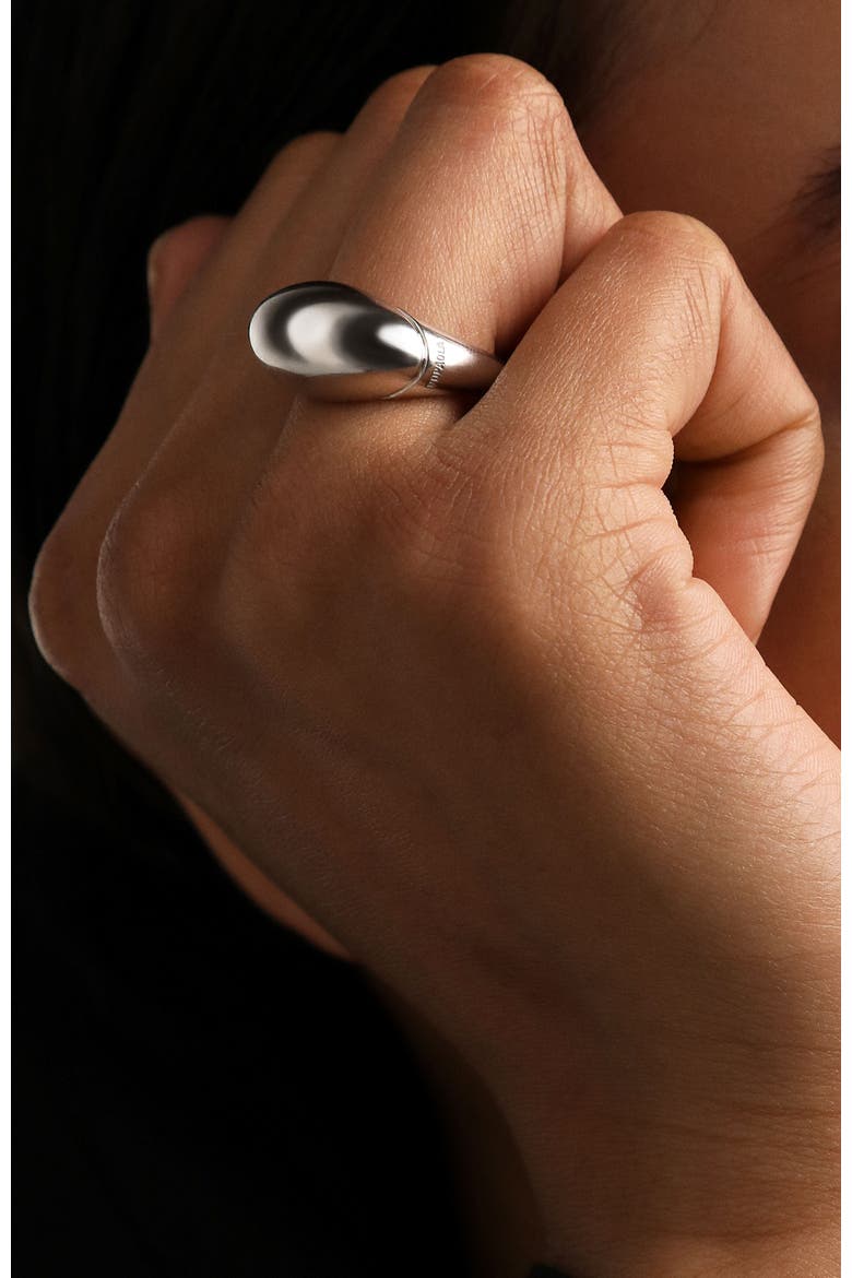 Bold Dome Ring, Alternate, color, Silver