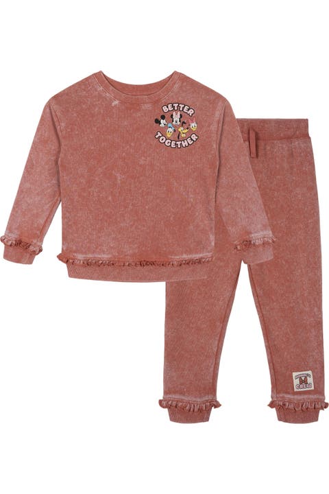 Mickey Mouse & Friends 2-Piece Fleece Sweatshirt and Pants Set