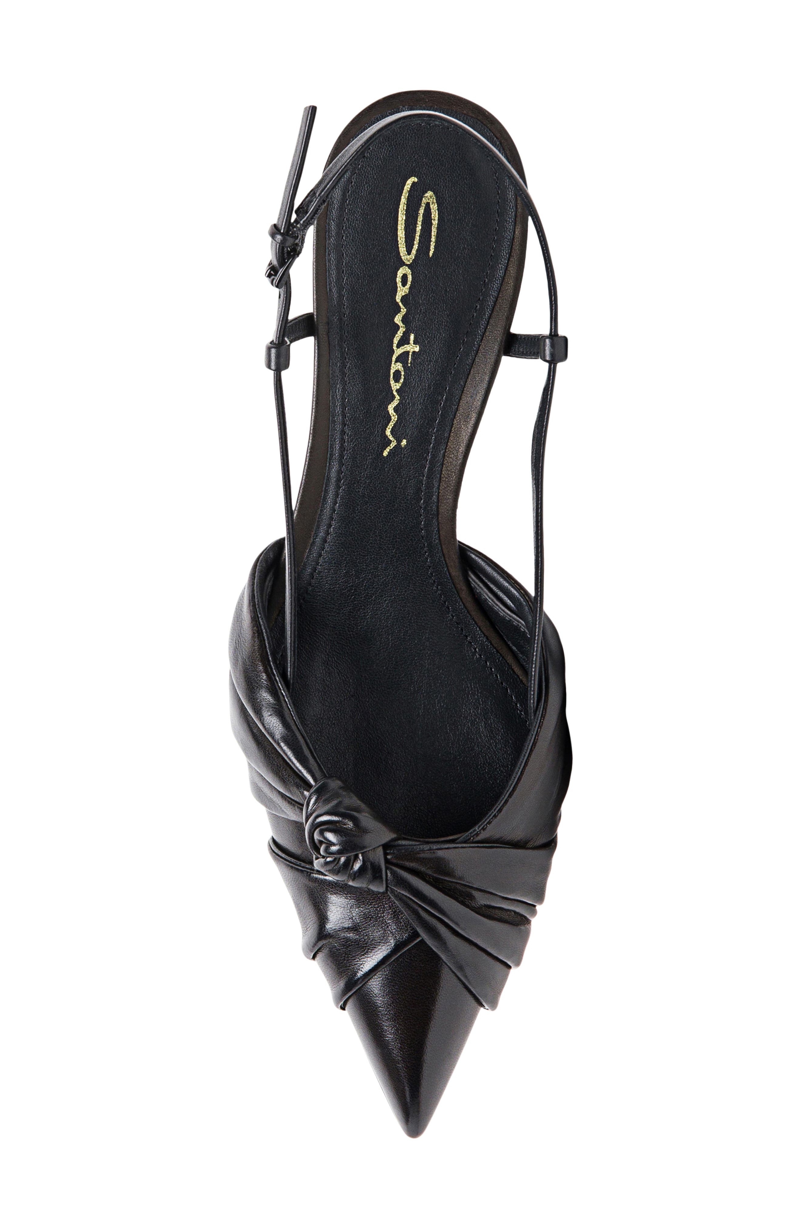 Santoni Slingback Kitten Heel Pump, Alternate, color, 