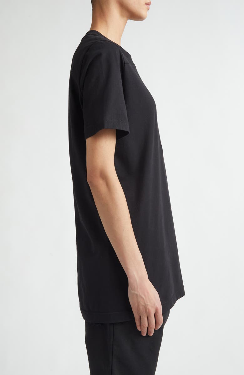 Moncler x Rick Owens Logo Embroidered T-Shirt, Alternate, color, Black