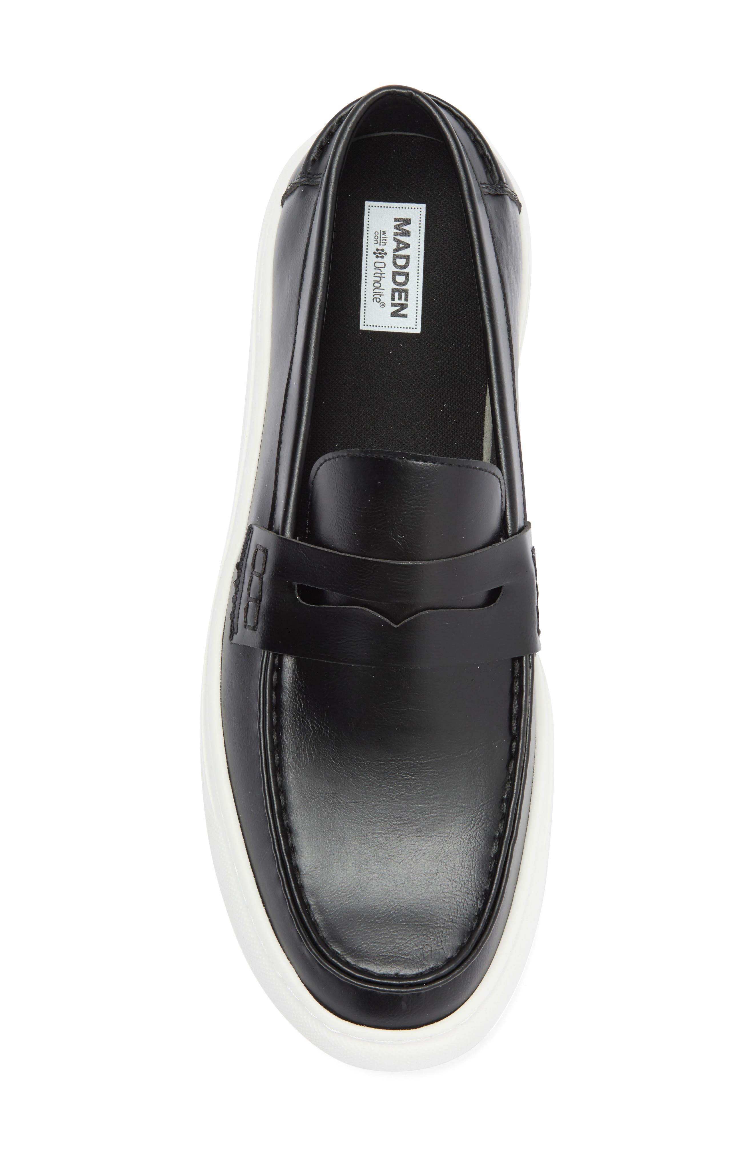Texman Penny Loafer Sneaker, Alternate, color, BLACK