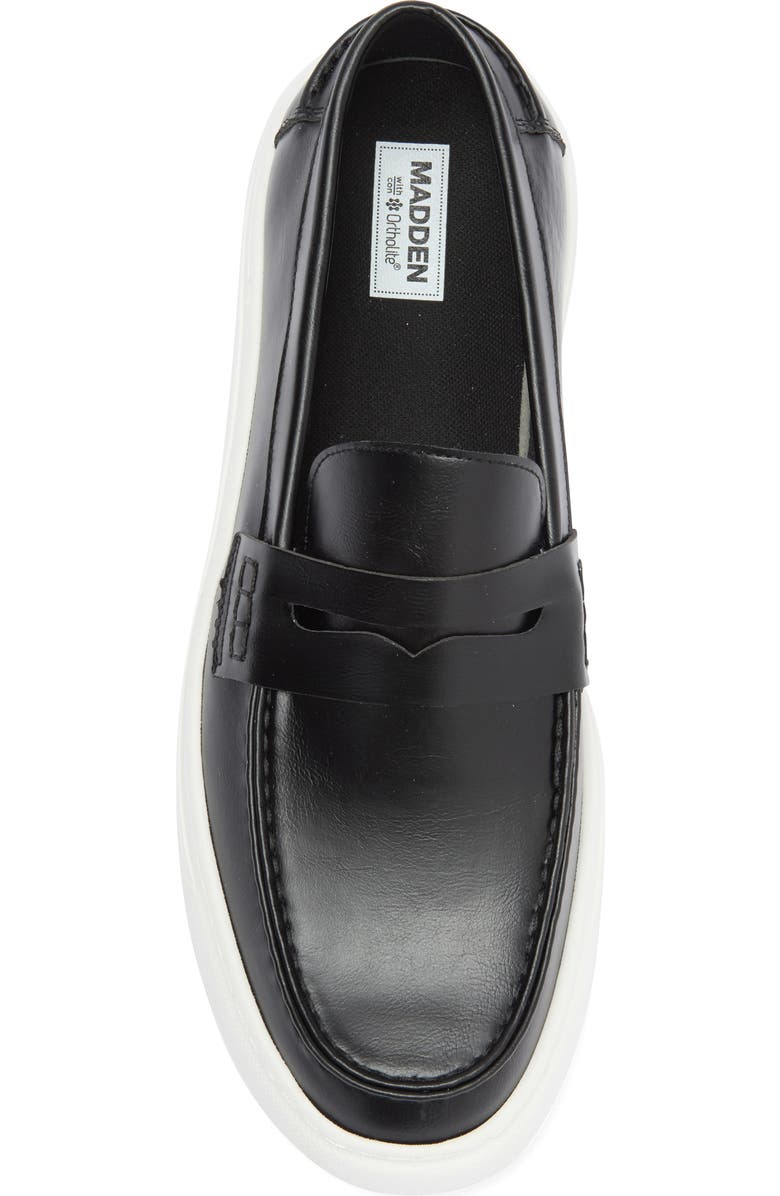 MADDEN Texman Penny Loafer Sneaker, Alternate, color, Black