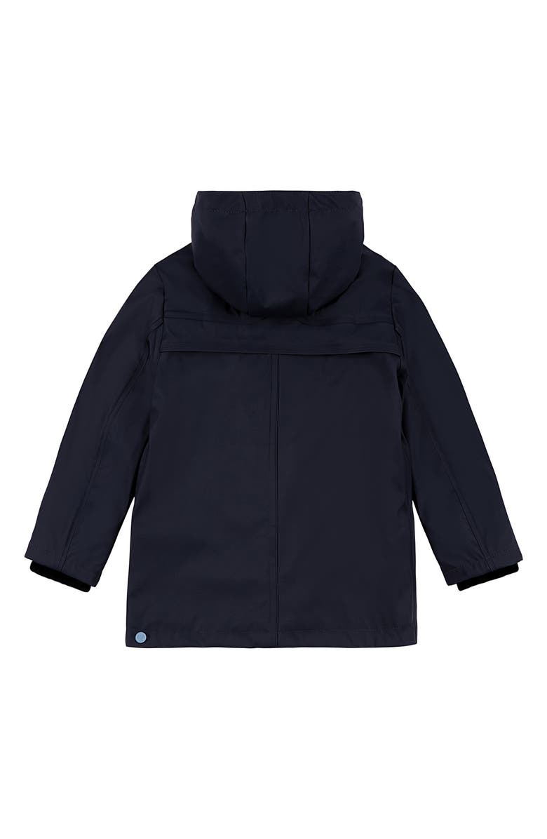 Hunter Original Rubberized Waterproof Hooded Raincoat, Alternate, color,