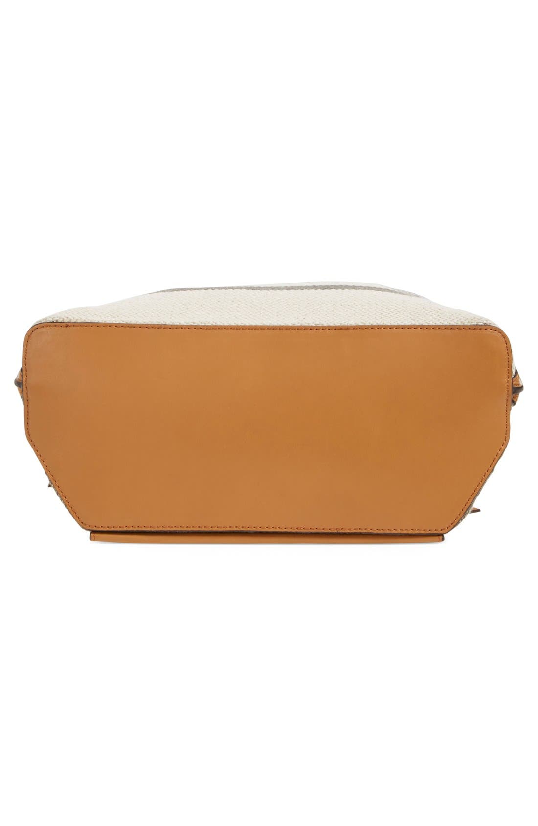'Large Lucie' Bucket Bag, Alternate, color, STRIPE