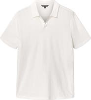 John Varvatos Zion Jacquard Organic Cotton Polo