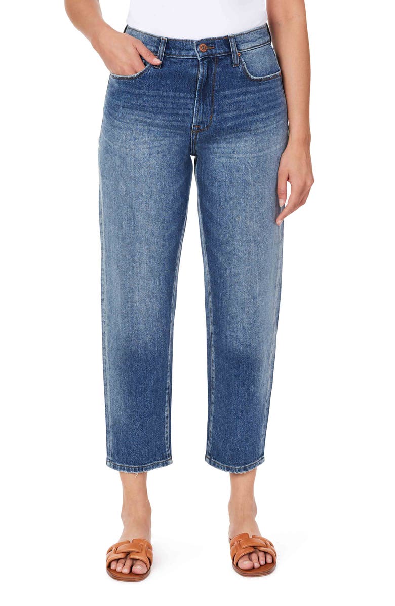 Kensie The Cropped Barrel Jeans, Main, color, 