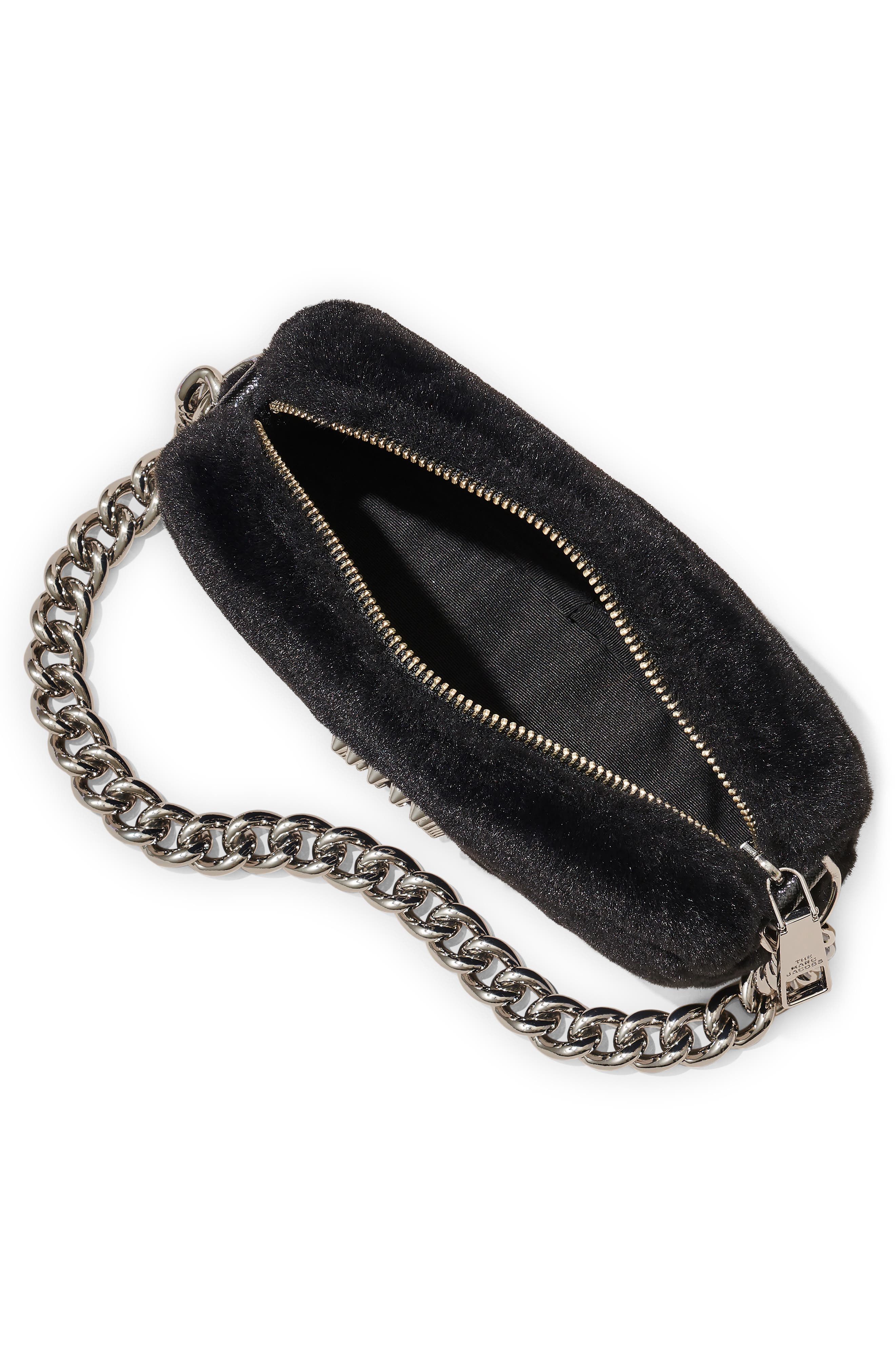 Marc Jacobs Snapshot Faux Fur Crossbody Bag, Alternate, color, 