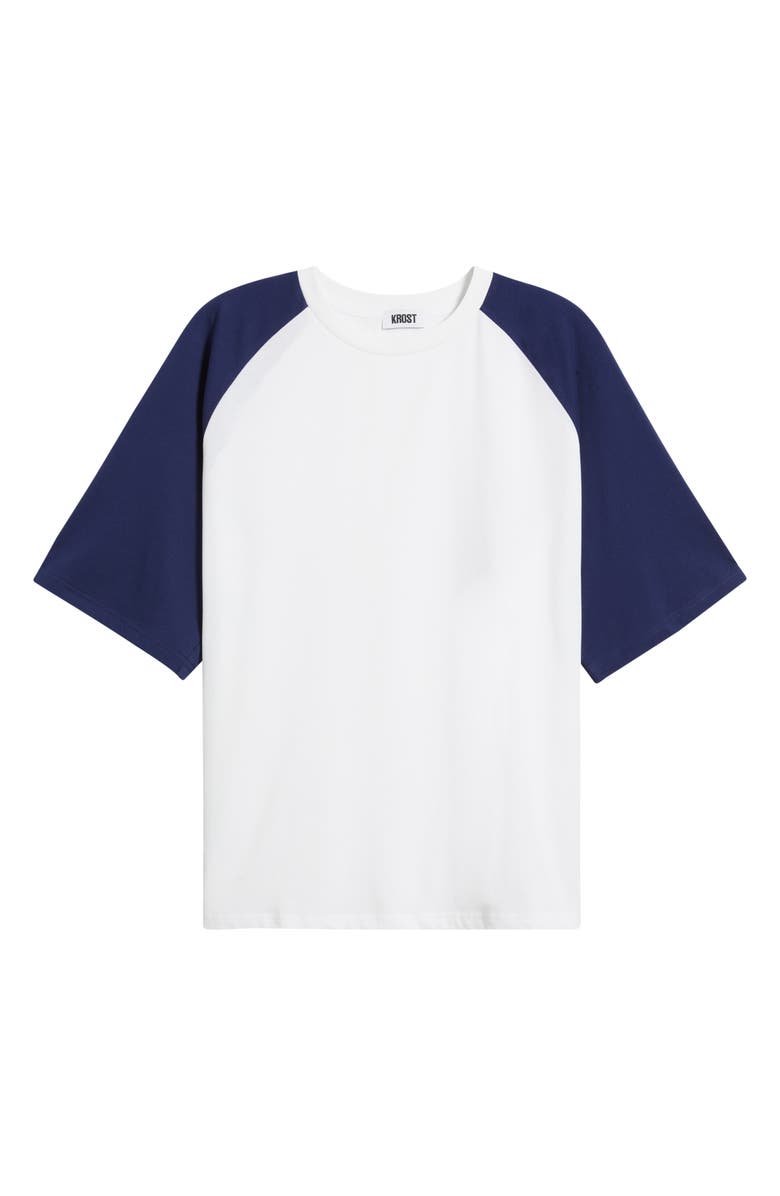KROST Cully Raglan Baseball T-Shirt, Alternate, color, Dark Navy
