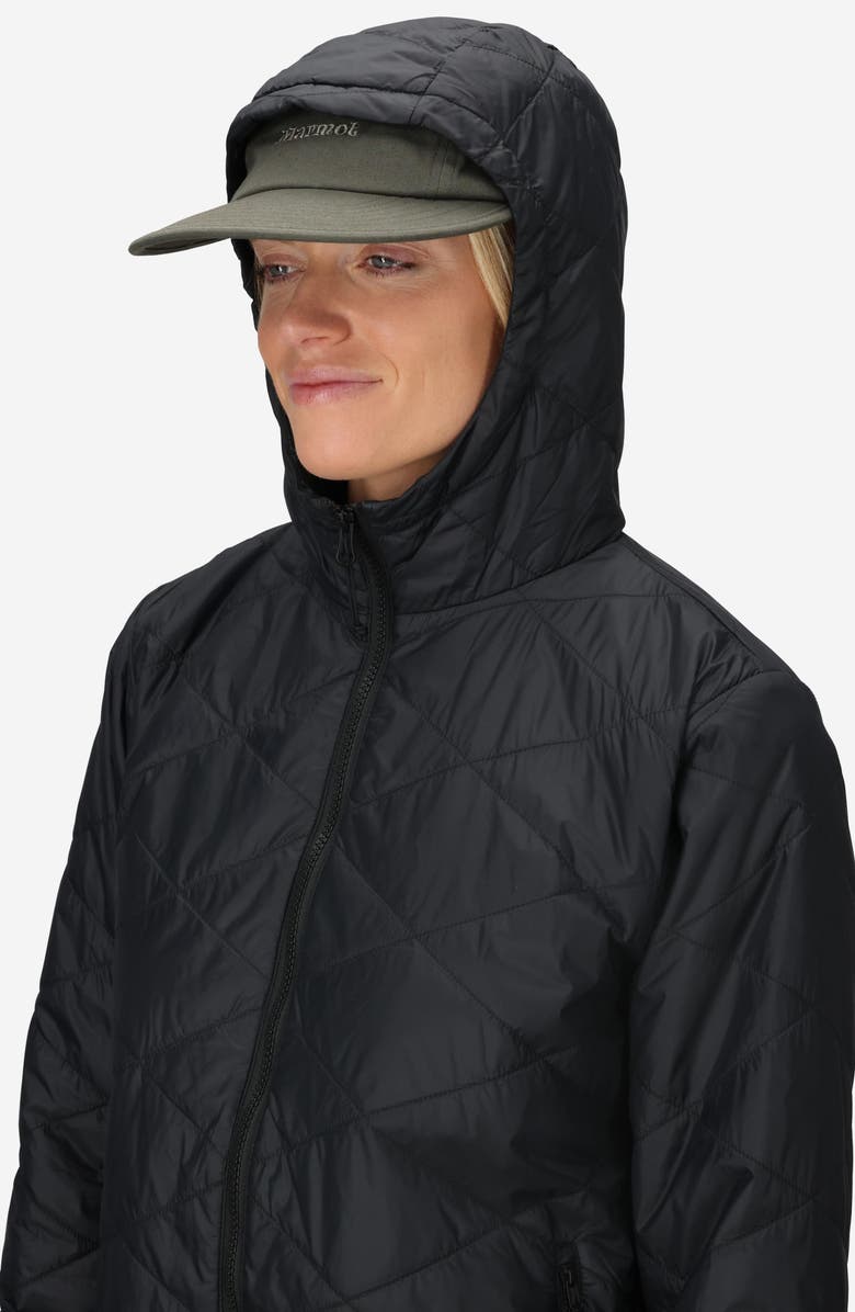 Marmot Onward Insulated Hooded Jacket, Alternate, color, Black