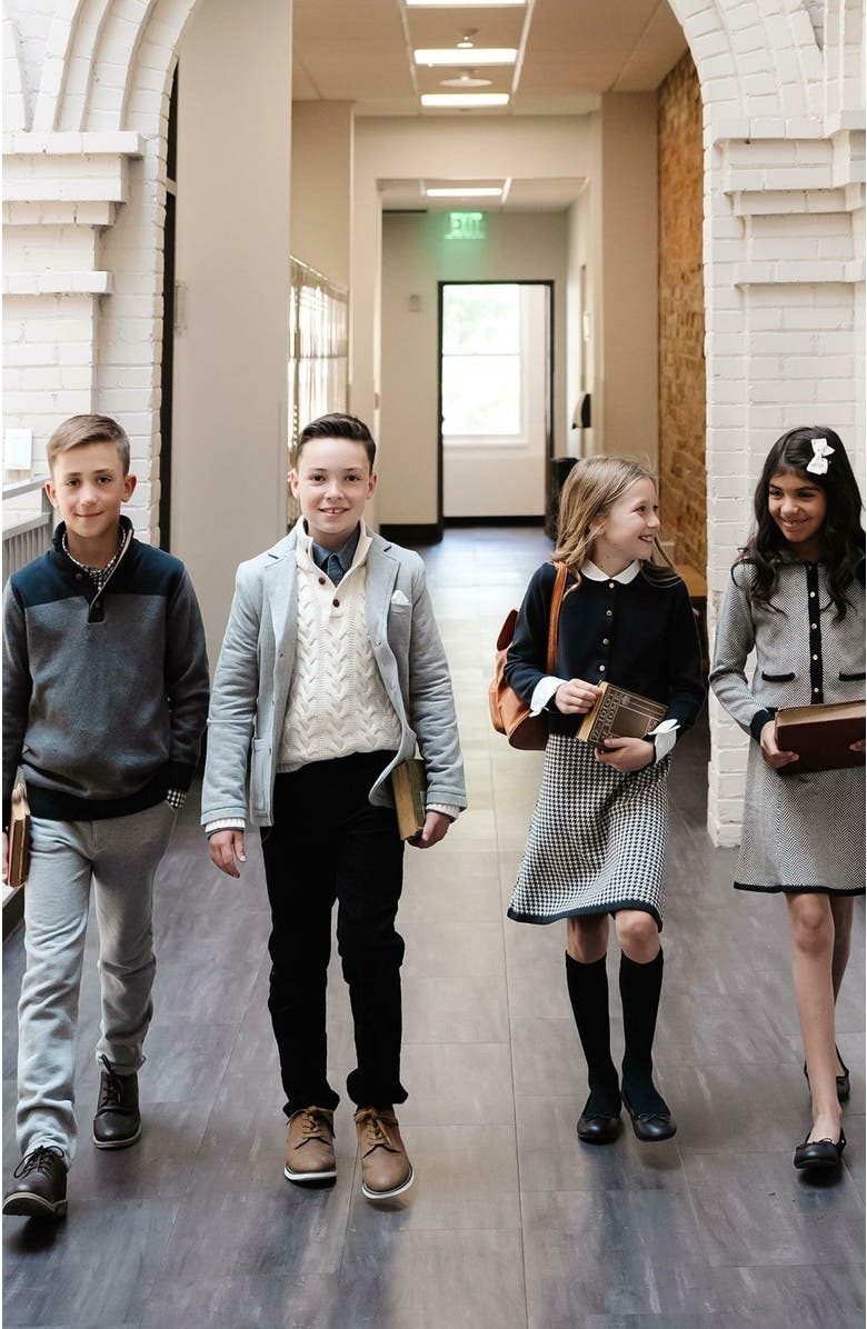 Hope & Henry Boys' Fleece Suit Pant, Kids, Alternate, color,