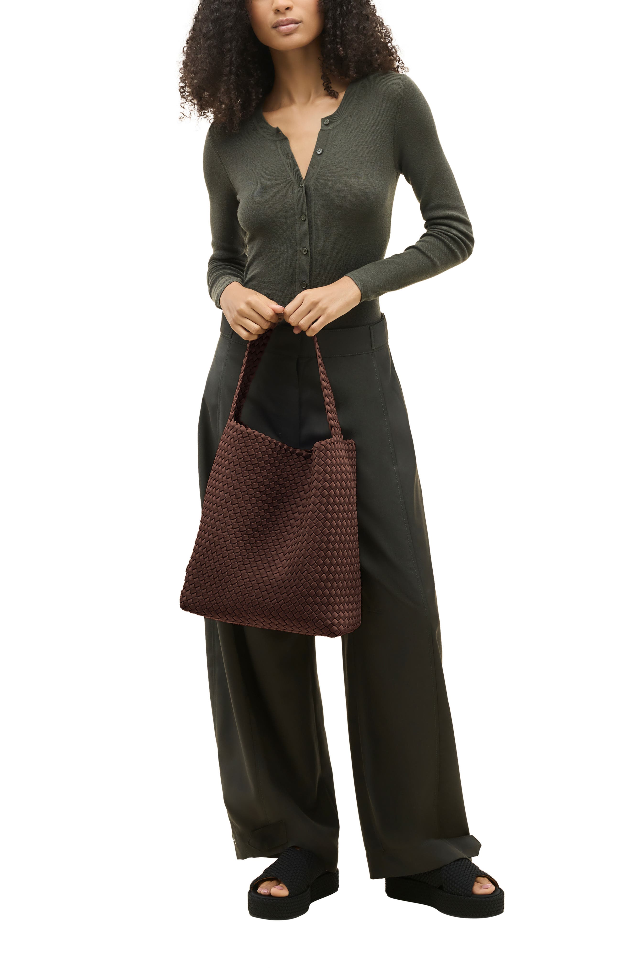 NAGHEDI Nomad Hobo, Alternate, color, Mocha