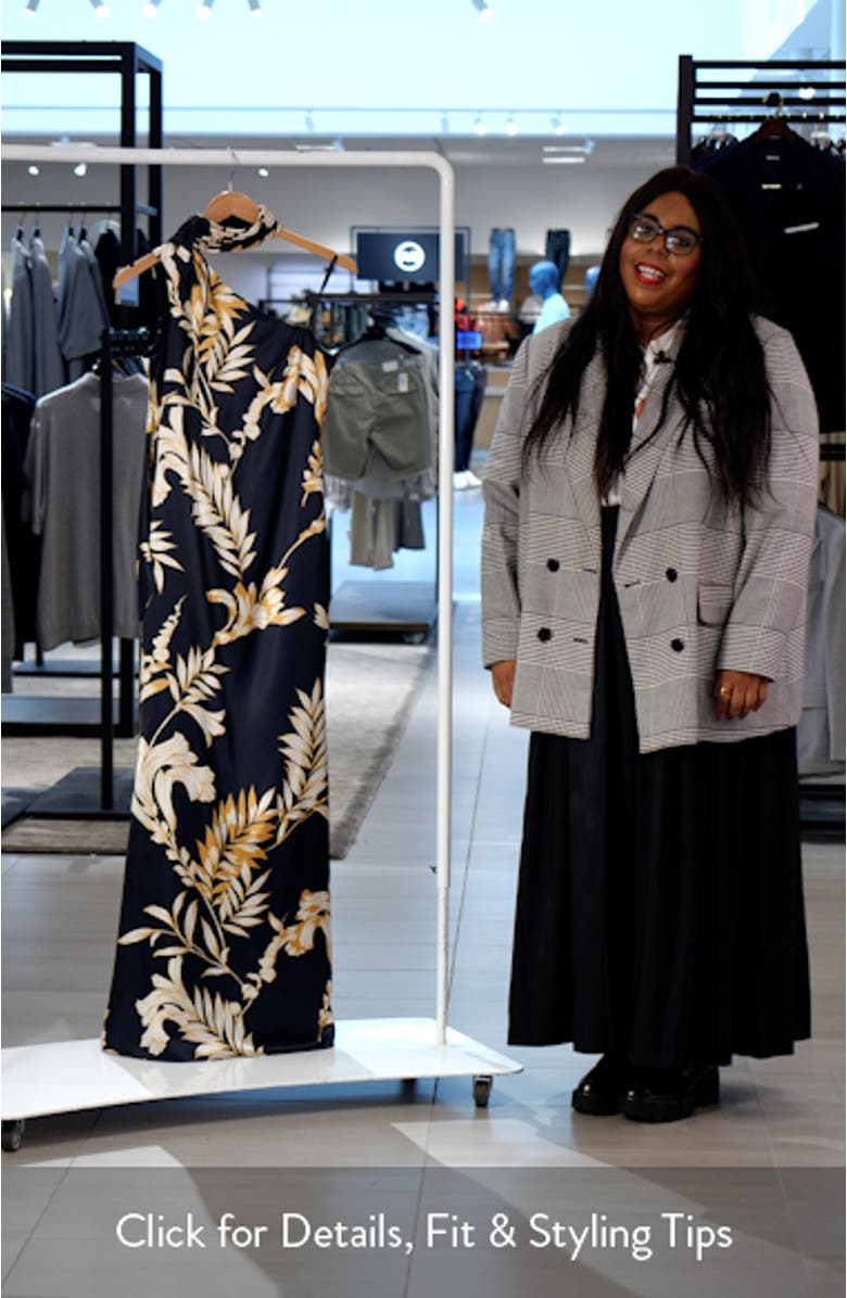 Draped Satin Gown, sales video thumbnail