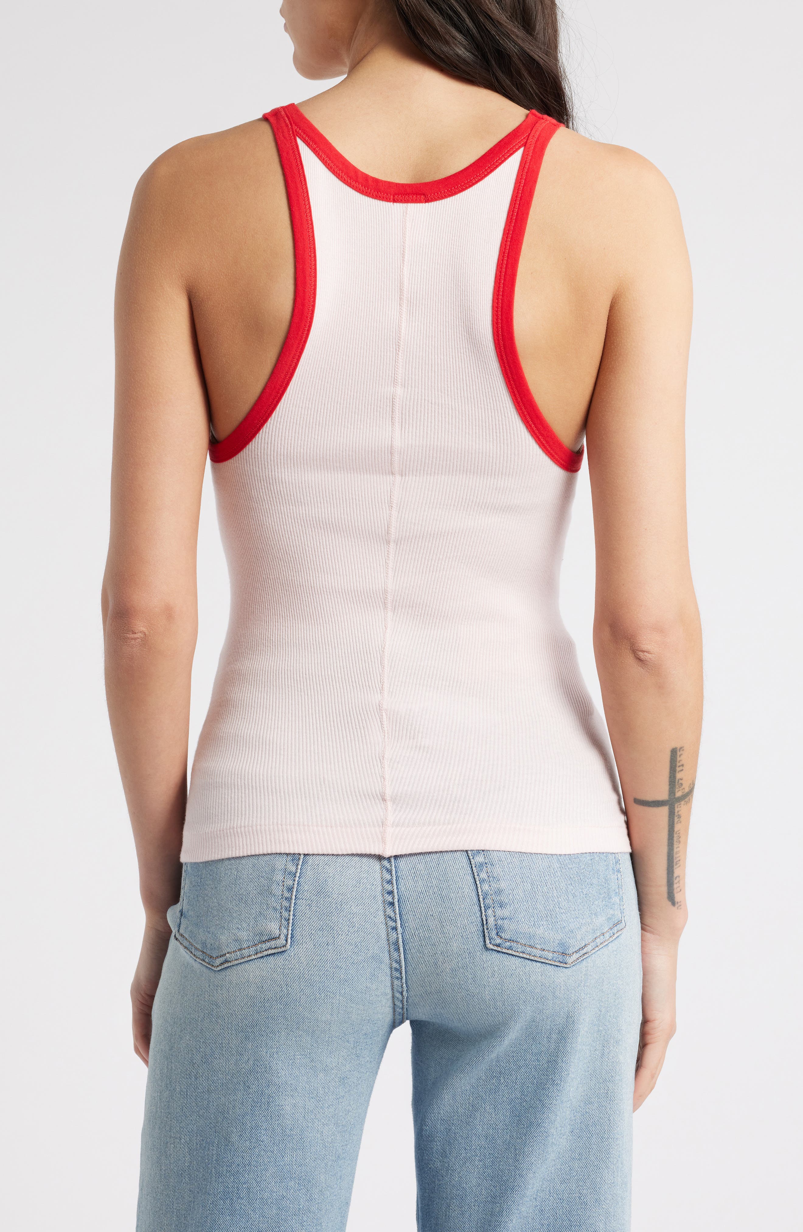 Rib Cotton Tank - image 4
