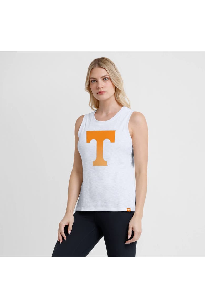 Women's Fanatics White Tennessee Volunteers Activate Slub Tank Top, Alternate, color, White