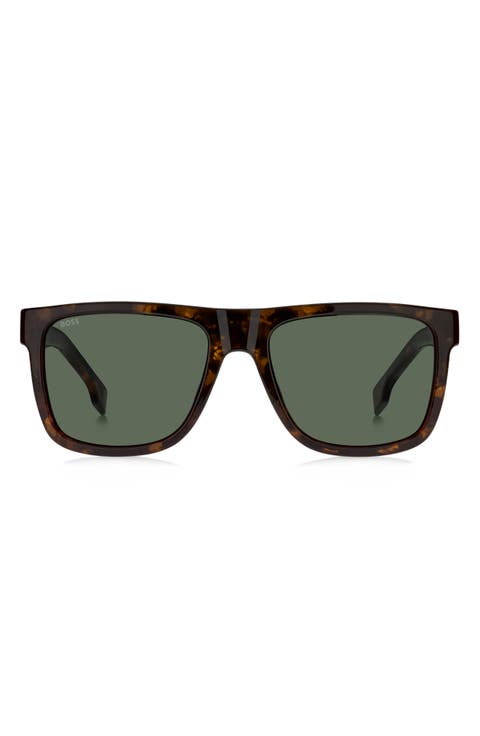 55mm Rectangular Sunglasses